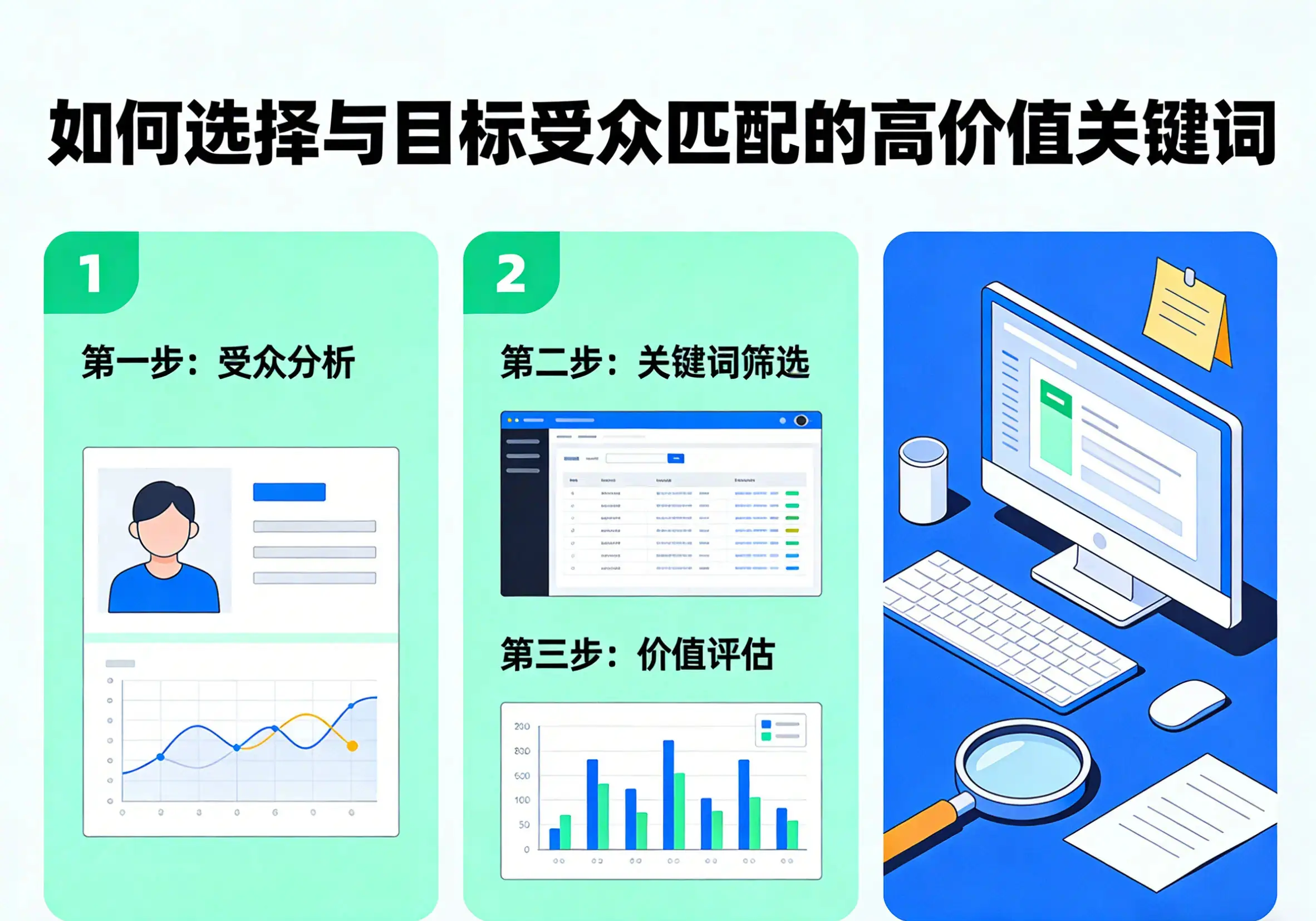 如何选择与目标受众匹配的高价值关键词